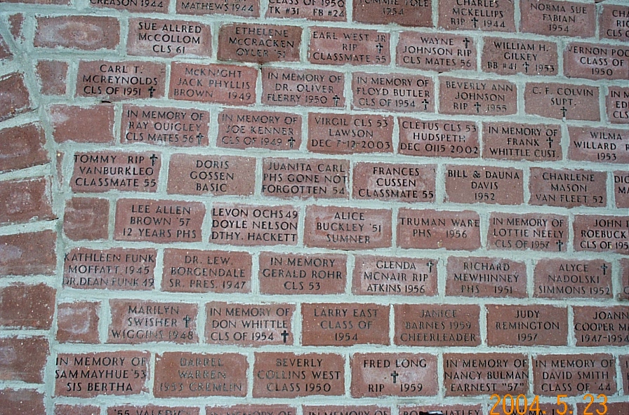 Sue Allred Row 21 brick 1