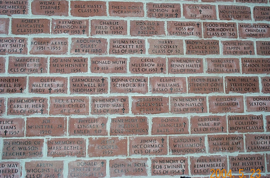 Wilma Starnes Row 29 brick 5