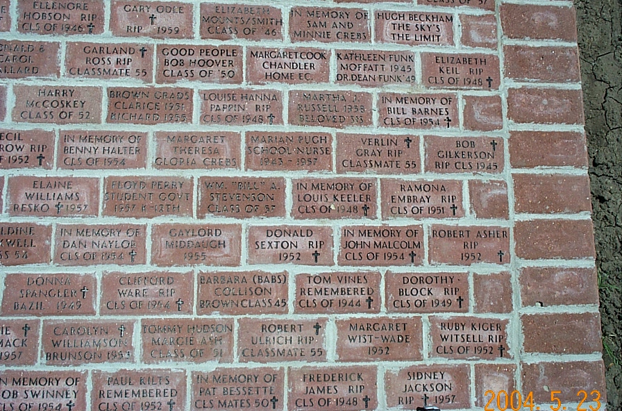 Ellenore Hobson Row 29 brick 8